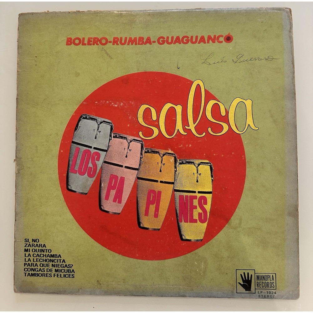 Los Papines - Salsa Bolero-Rumba-Guaguanco 1982 12" Vinyl LP